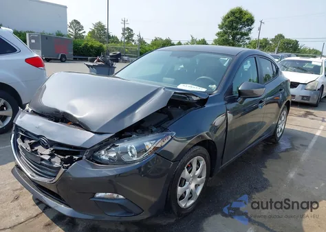 2016 Mazda 3 Sport z USA, uszkodzony, nr VIN 3MZBM1J76GM328090